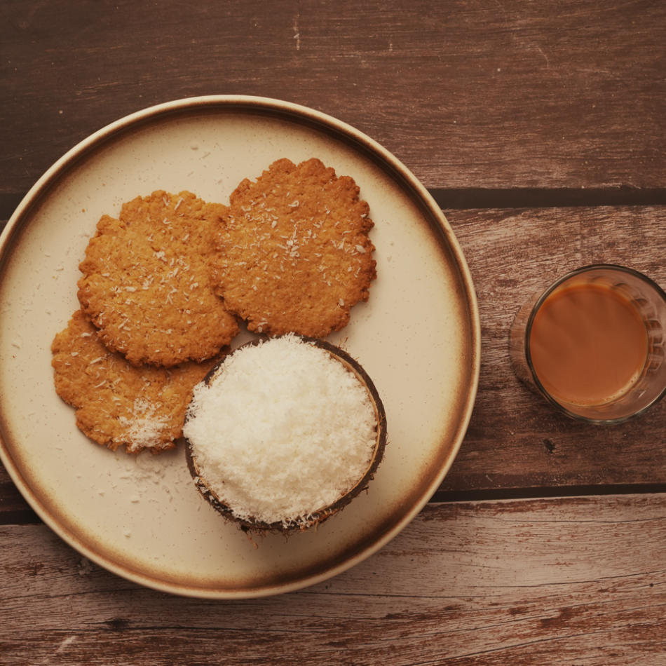 Coconut Oats Cookies