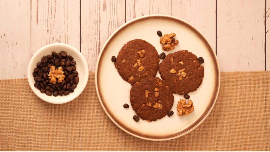 Coffee Walnut Cookies